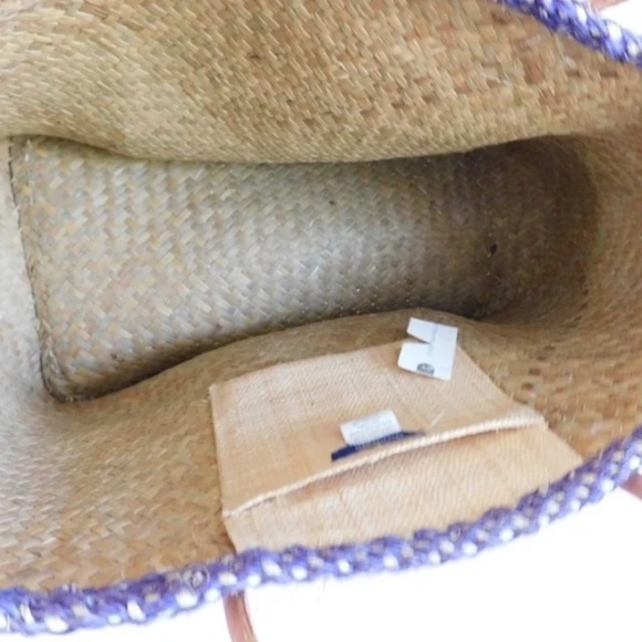 NWT! ANTHROPOLOGIE Pomaria Tassel Tote Straw Colorful Beach Pool Resort Vacation - Picture 10 of 15